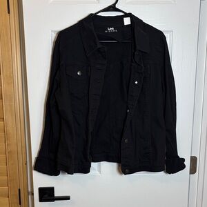 Lee Women's Classic Black Jean Jacket